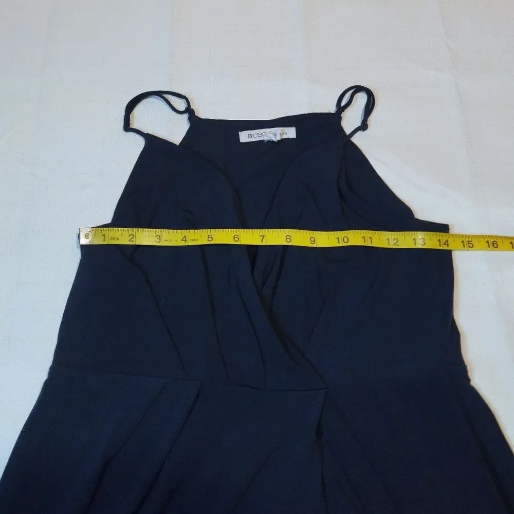 BCBGeneration Navy Blue Cocktail Mini Dress Size Medium - Picture 7 of 10